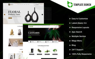Swarm - Cannabis and Ceramic - Responsive Shopify Theme for eCommerce decoration
