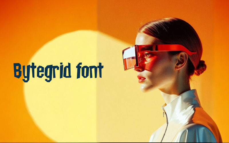 Bytegrid font-Regular-076-25 Font