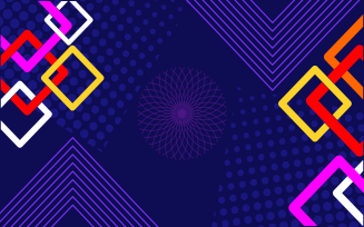 Dark Blue Geometric Pattern Background