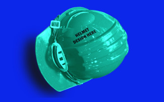 Helmet Mockup PSD Template Design 10