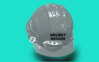 Helmet Mockup PSD Template Design 7