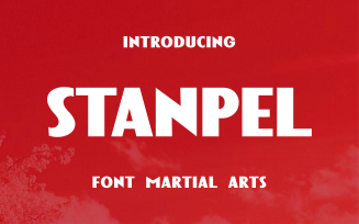Stanpel - Bold Energy for Extreme Sports Font