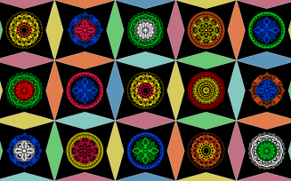 Attractive Multi Color Geometrical Pattern Background