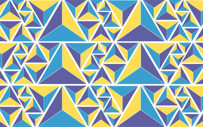 Elegant Multi Color Geometrical Pattern Background