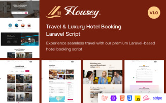 Housey - Resort & Hotel Management Booking Laravel Script