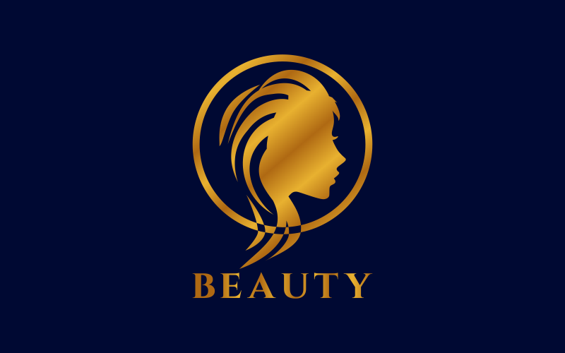 Attractive Beauty Face Logo Template