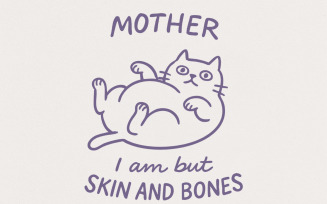 Chonky Cat Sticker, Cat Lover Sticker, Funny Cat Sticker, Cute Cat Sticker, Cat Mom Gift, Cat Dad