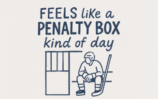Hockey Penalty Box PNG, Funny Sports Digital Design, DIY T-Shirts, Mugs, Posters, Hockey Mom Shirt,