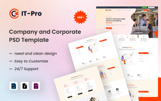 IT - PRO | IT Soliton PSD Template