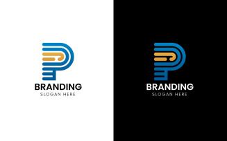 Letter P company logo-902