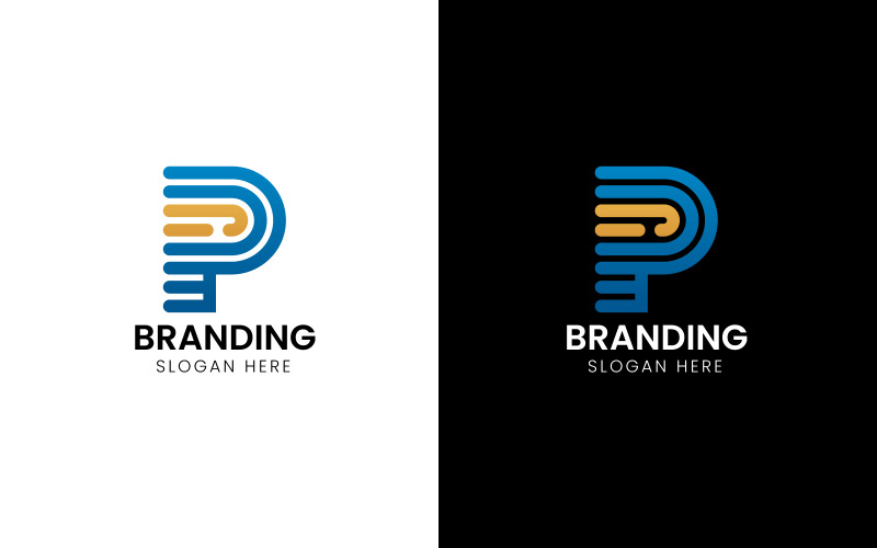 Letter P company logo-902 Logo Template