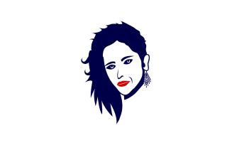 Lovely Beauty Face Logo Template