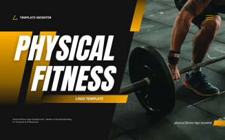 Physical Fitness Logo Template