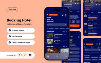BookNStay – Hotel Booking App Design Template