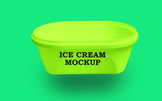 Ice cream box Mockup PSD Template Design 13