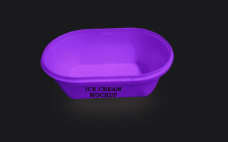 Ice cream box Mockup PSD Template Design 14