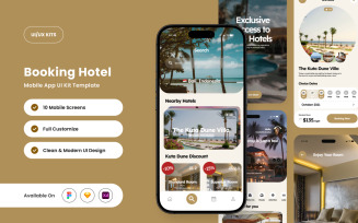 LuxeCheck – Hotel Booking App Design Template
