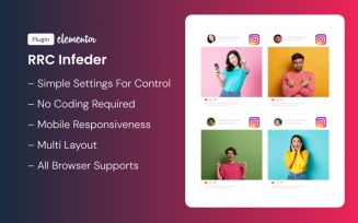 RRC Infeder – Powerful Instagram Feed Plugin for WordPress Elementor