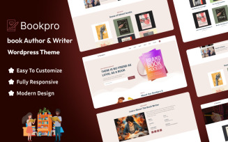 Bookpro - Book Author And Writer Wordpress Theme