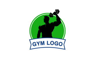Creative Gym Logo Design Template