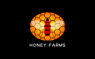 Honey Bee Creative Design Logo