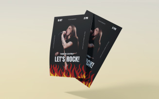 Let’s Rock Music Event Festival Flyer Template