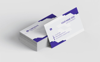 Minimalist Corporate Business Card Template