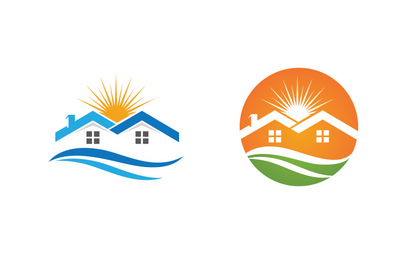 House Property concept icon logo template v.25 Illustration