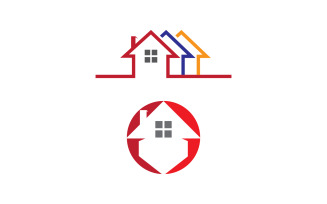 House Property concept icon logo template v.31