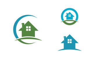 House Property concept icon logo template v.32