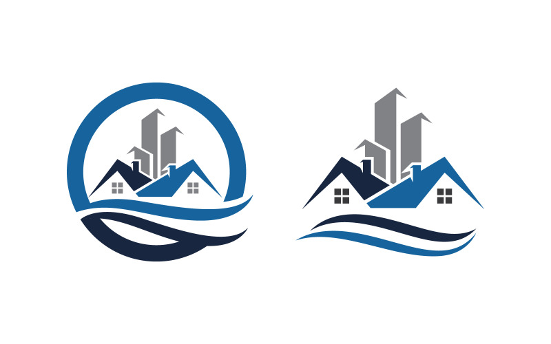 House Property concept icon logo template v.5 Illustration