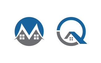 House Property concept icon logo template v.15