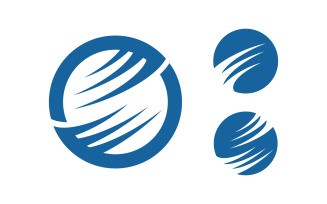 Business growth Finance concept logo illustration design v.36