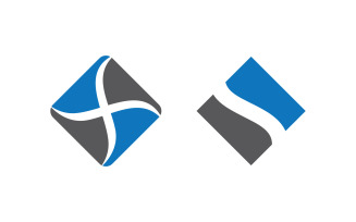 Business growth Finance concept logo illustration design v.41