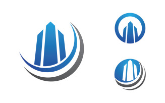 Business growth Finance concept logo illustration design v.43