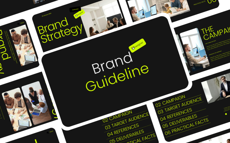 Designer - Brand Guideline Presentation keynote Keynote Template