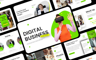 Digital Business Presentation Template keynote