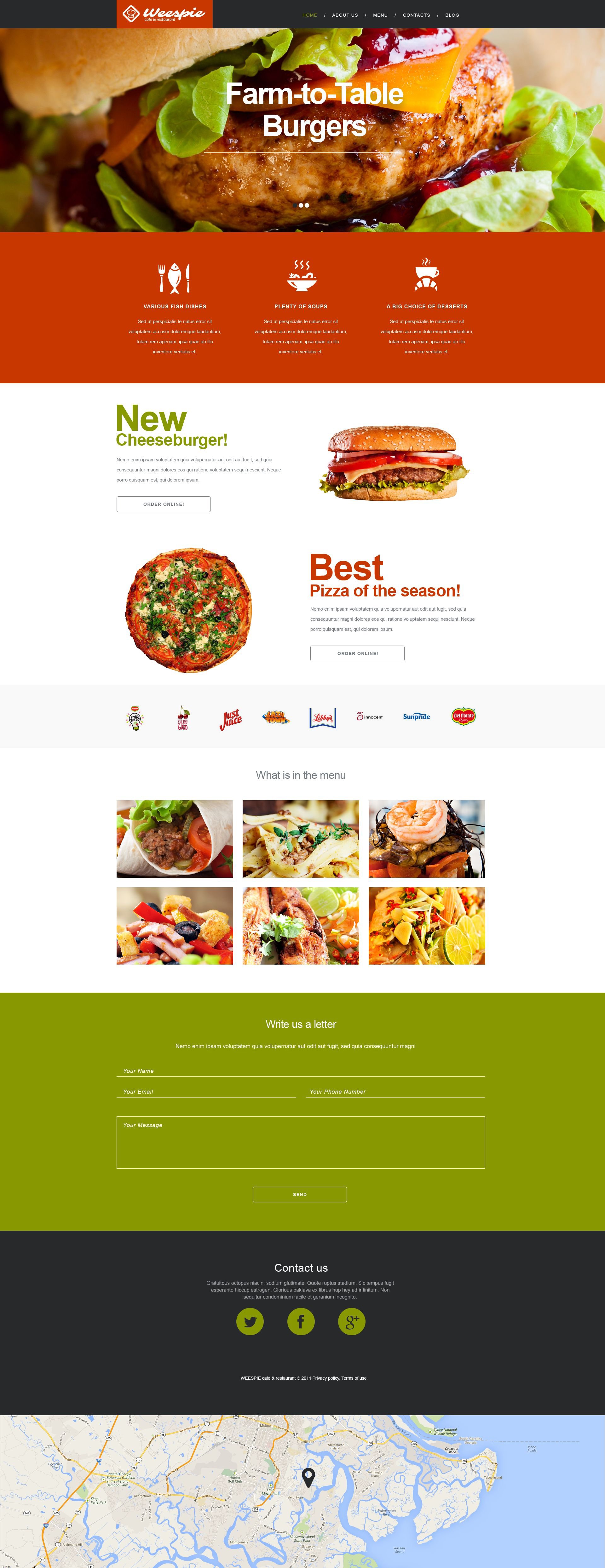 Cafe and Restaurant Muse Template 52163