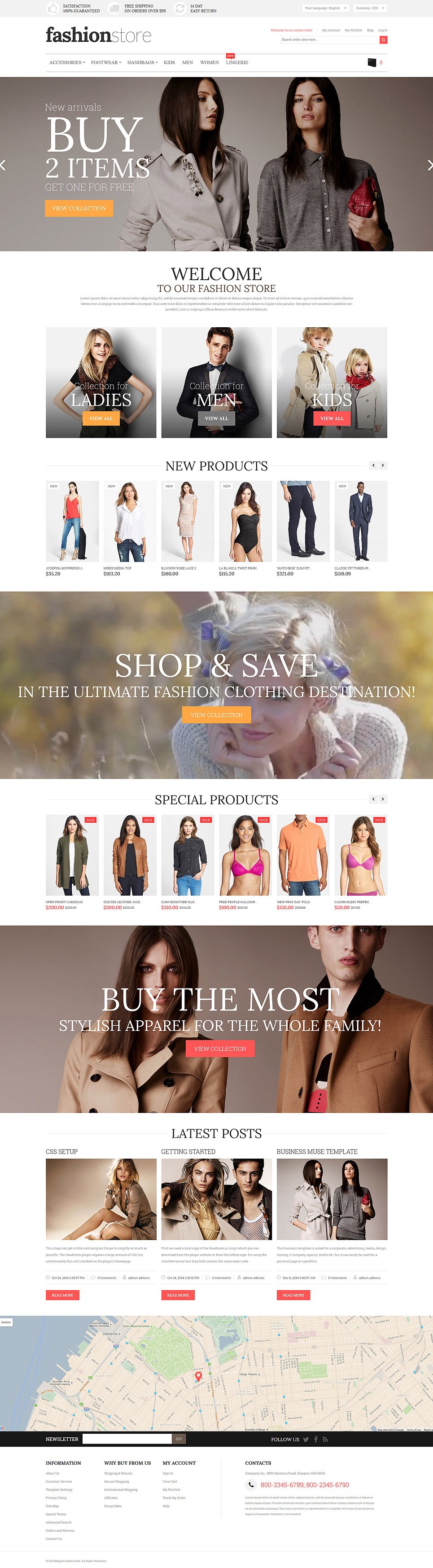 Fashion Store Magento Theme New Screenshots BIG