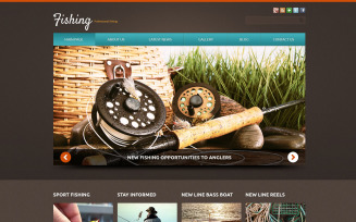Fishing Responsive Joomla Template