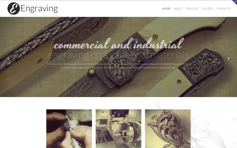 Print Shop Responsive Website Template