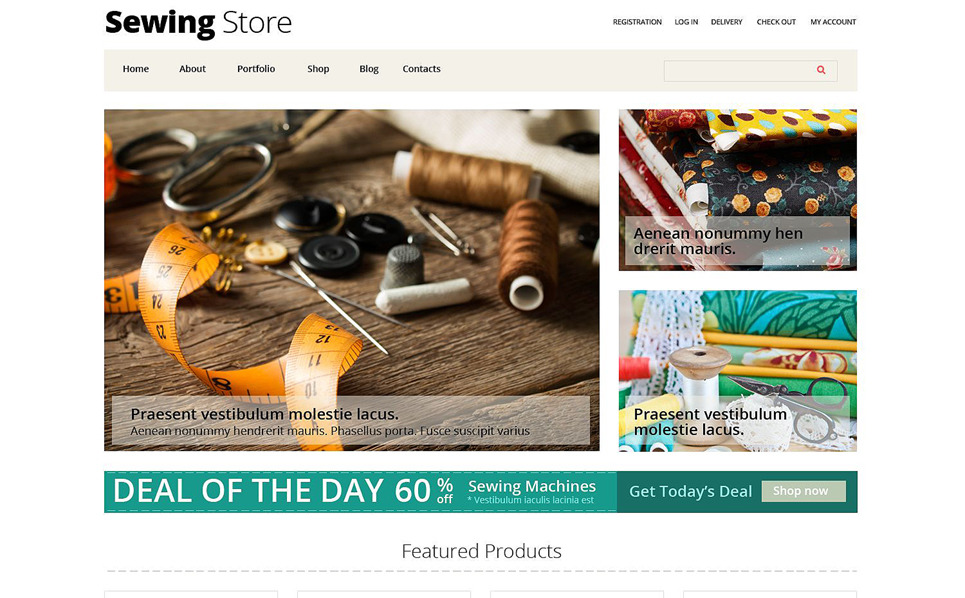 Sewing Store Theme 52110