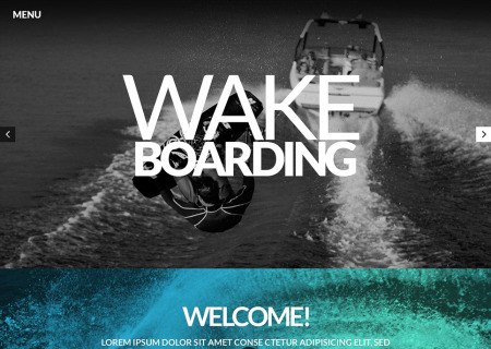 Wakeboarding Responsive