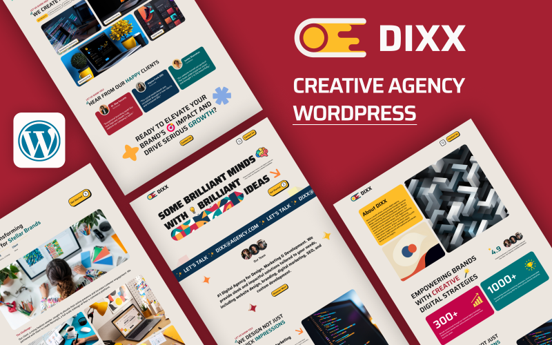 Dixx - Digital Agency, IT Solutions & Business Consulting WordPress Theme