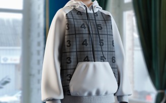 3 sets of Hoodie Mannequin Mockup