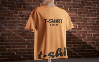 3 Sets of T-Shirt with Mannequin Mockup