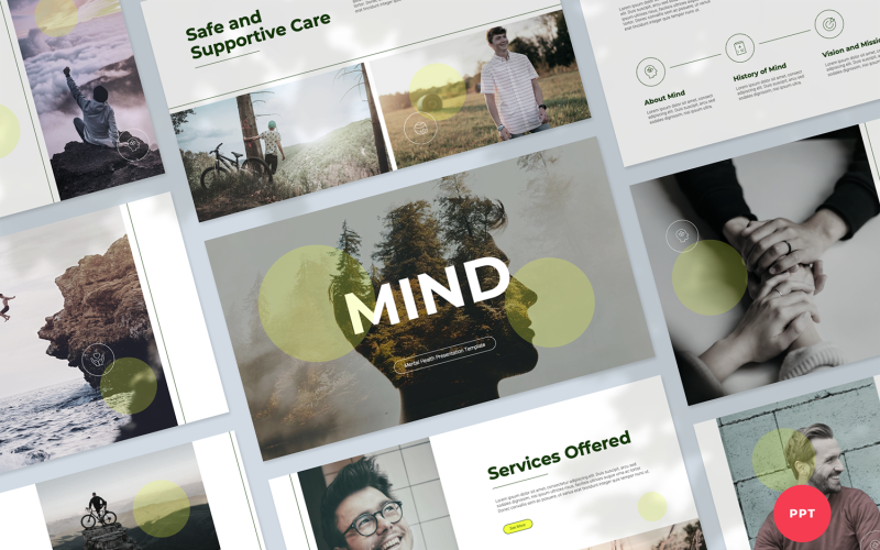Mental Health Presentation PowerPoint Template