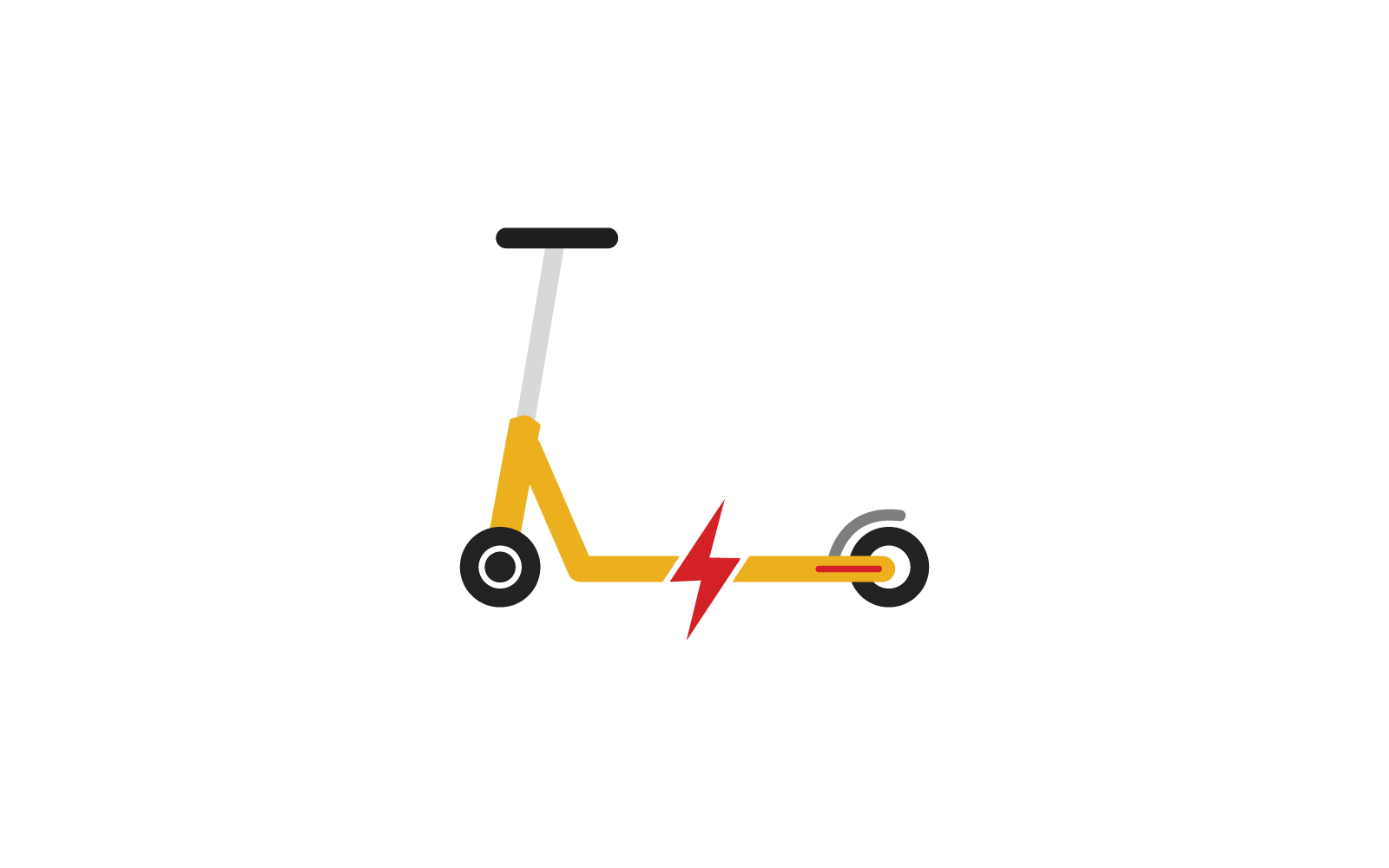 Scooter illustration vector icon template