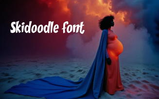Skidoodle font-Roman-089-25