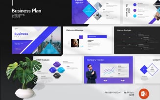 Business Plan Presentation Template Layout 2025